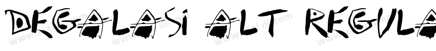 Degalasi Alt Regula字体转换